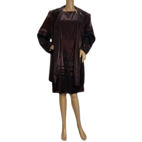 Michel Antoni Iridescent Blazer Jacket with Dress - Picture 2 of 15